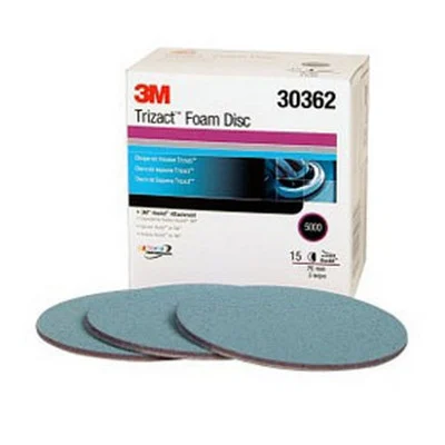 3M 3" P5000 Trizact Hookit Foam Disc (30362)