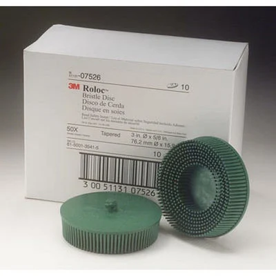 3M 3" X 5/8" Coarse Scotch-Brite Roloc Bristle Disc (07526)