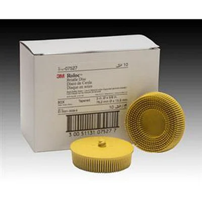 3M 3" X 5/8" Medium Scotch-Brite Roloc Bristle Disc (07527)