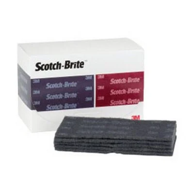 3M 4-1/2" X 9" Ultra Fine Gray Scotch-Brite Durable Hand Pad (64660)