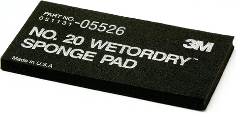3M 5-1/2" X 2 3/4" x 3/8" Wetordry Sponge Pad (5526)
