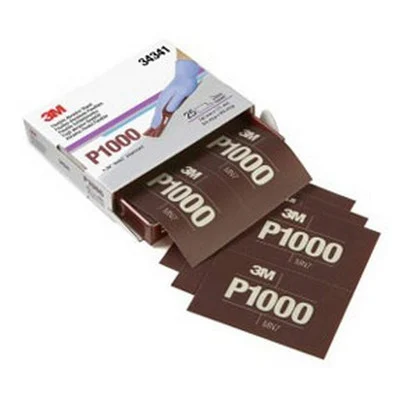 3M 5.5" X 6.8" P1000 Flexible Abrasive Hookit Sheet (34341)
