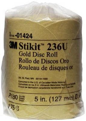 3M 5" P180A Stikit Gold Disc Roll (1424)
