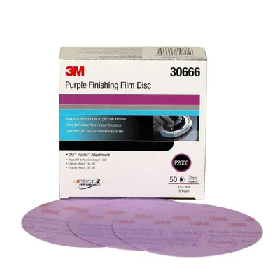 3M 5" P2000 Dust-Free Hookit Purple Finishing Film Disc 260L (30666)