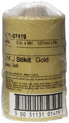 3M 5" P400A Stikit Gold Disc Roll (1419)