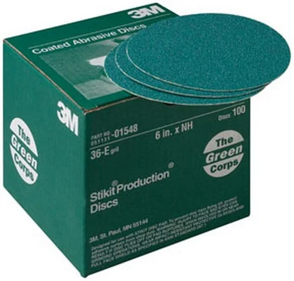 3M 6" 36E Green Corps Stikit Production Disc (1548)