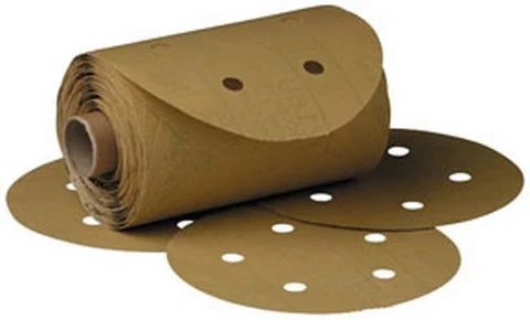 3M 6" P180A Dust Free Stikit Gold Disc Roll (1639)