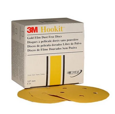 3M 6" P180C Dust Free Hookit Gold Disc (1079)