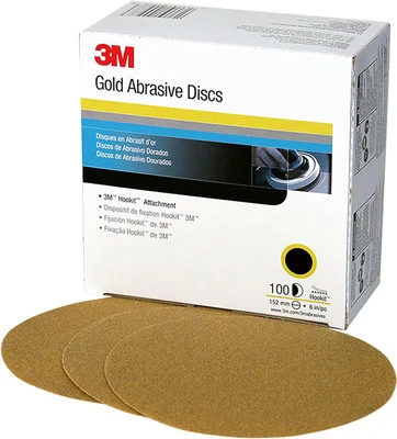 3M 6" P180C Hookit Gold Abrasive Disc 236U (979)