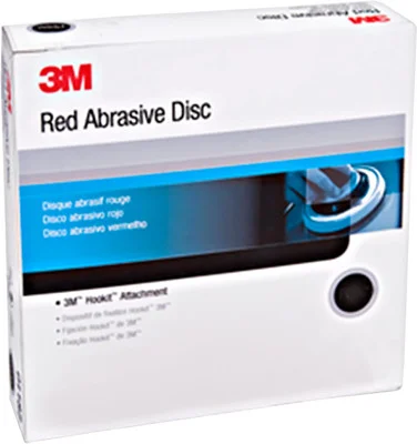 3M 6" P220 Hookit Red Abrasive Disc 316U (1221)