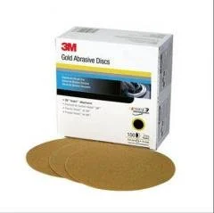 3M 6" P320A Hookit Gold Abrasive Disc 216U (975)