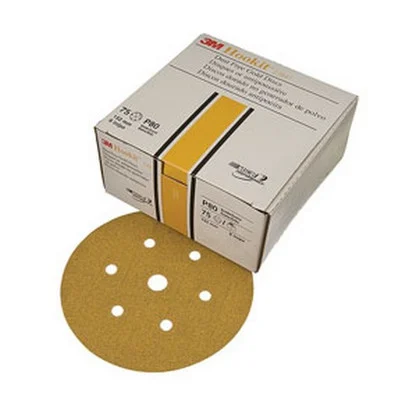 3M 6" P400A Dust Free Hookit Gold Disc (1073)