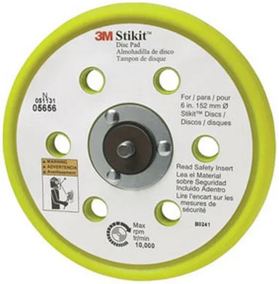 3M 6" Stikit Low Profile Abrasive Disc Back-up Pad (5656)