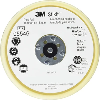 3M 6" Stikit Low Profile Finishing Disc Pad (5546)