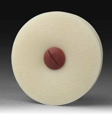 3M 6" X 3/8" ScotchBrite Molding Adhesive & Stripe Removal Disc (7502)