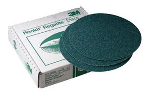 3M 8" 36E Green Corps Hookit Regalite Disc (525)