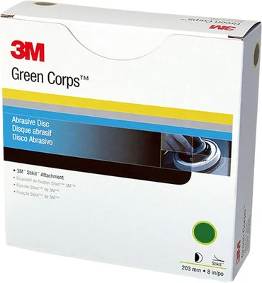 3M 8" 80D Green Corps Stikit Production Disc (1549)