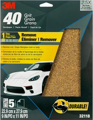 3M 9" X 11" 40+Grit Production Sheet (32118)
