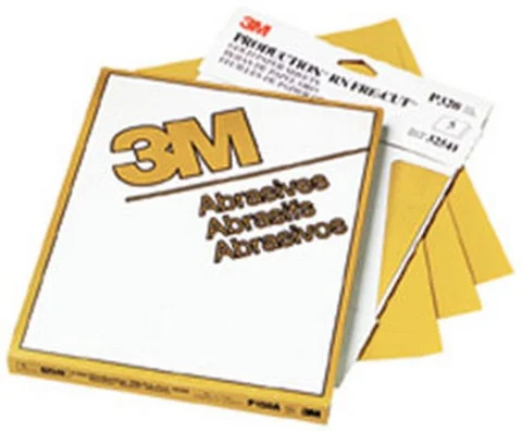 3M 9" x 11" P600A Production Resinite Gold Sheet (2537)