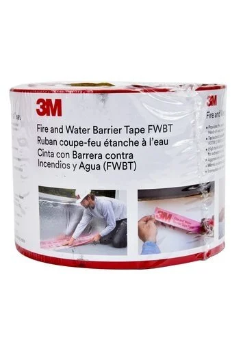 3M Fire and Water Barrier Tape FWBT4 | 4 in x 75 ft (12/Case)