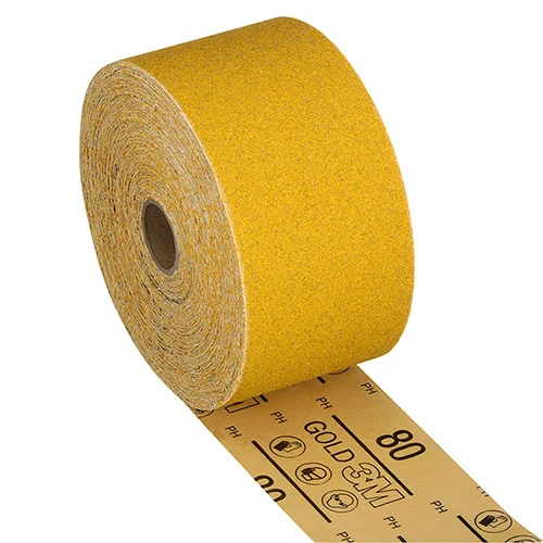 3M Stikit Gold Abrasive Sheet Roll 80 grit, 2 3/4" x 25 yards
