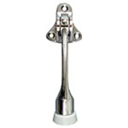 4" Chrome Kickdown Door Stop