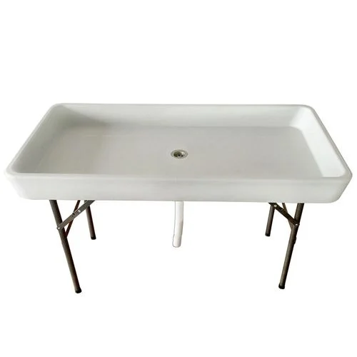 4 Foot Folding Event Table W/ Drain
