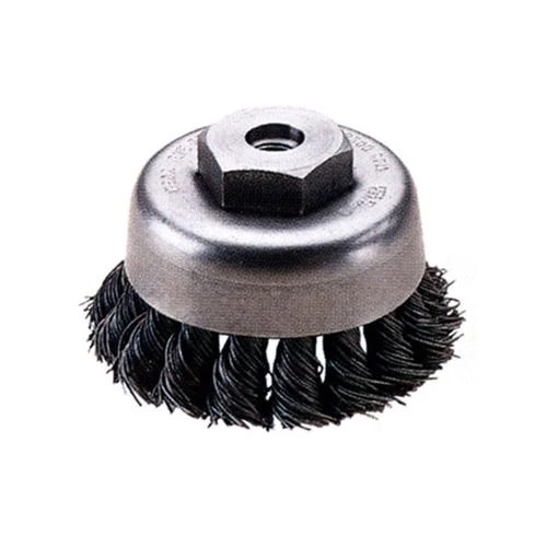 4" KNOT WIRE CUP BRUSH 5/8"-11
