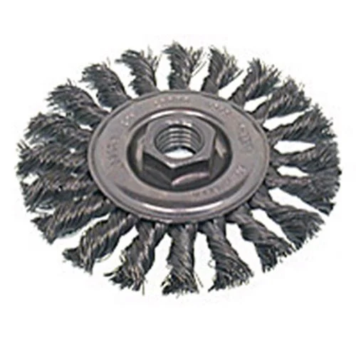 4" KNOTTY WHEEL BRUSH METRIC