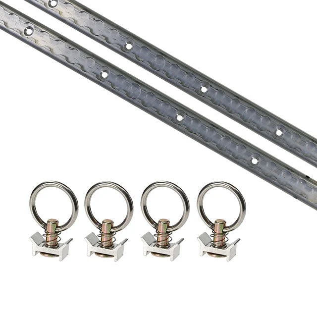 4' L Track Tie Down System Kit | Aluminum L-Track