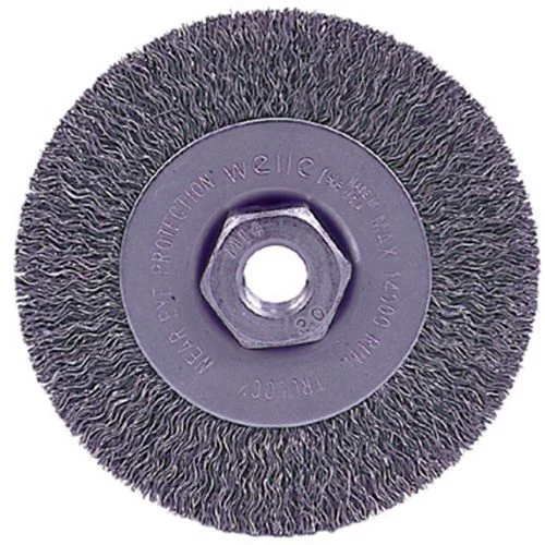4" Narrow Crimped Wire Wheel (M14 x 2) Arbor Center Hole