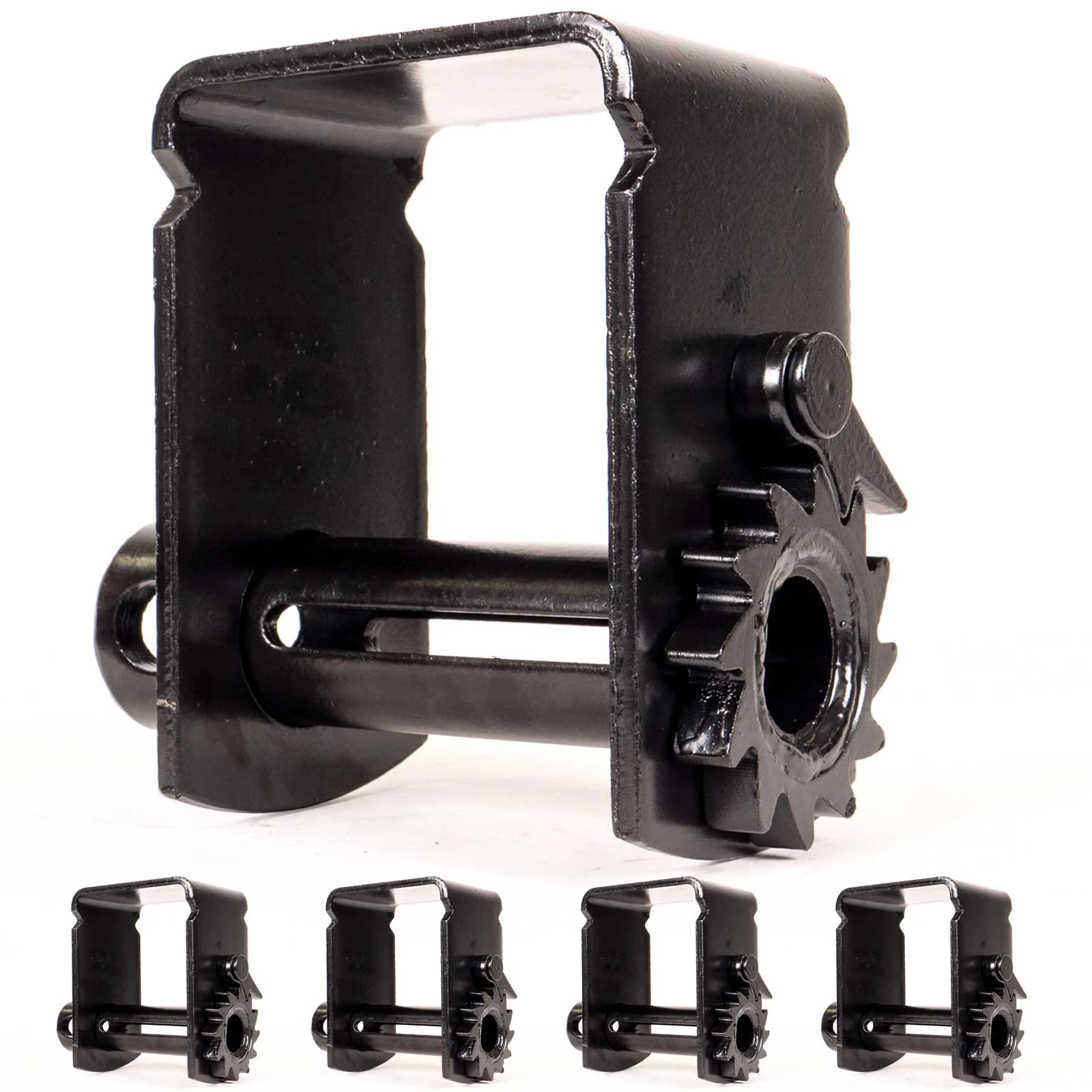 4" Standard Sliding C Track Flatbed Winch | 5-Pack