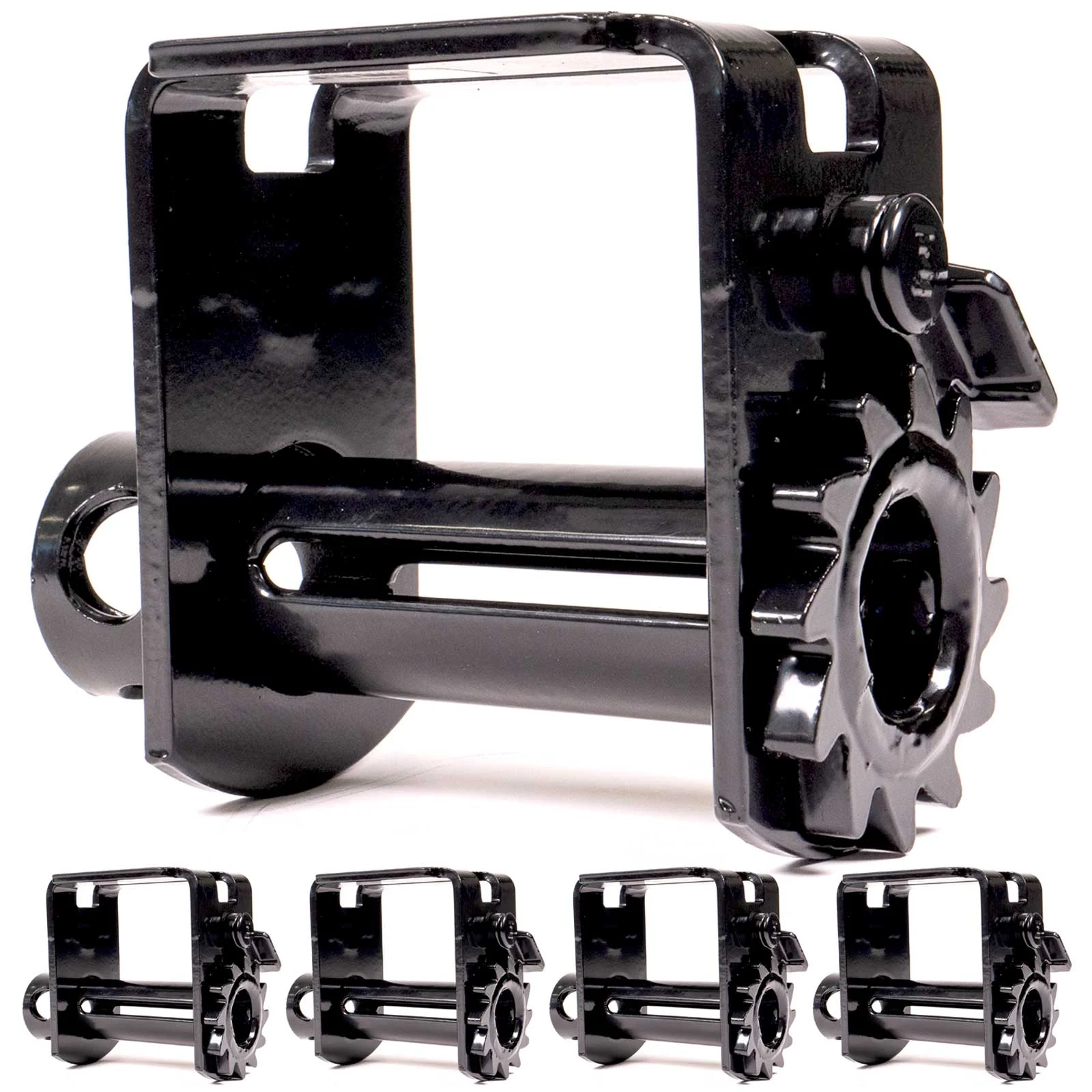 4" Standard Sliding Double L Track Flatbed Winch | 5-Pack
