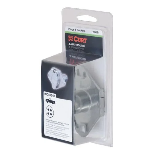 4-Way Round Trailer Connector