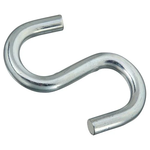 4" Zinc Plated Open S-Hooks
