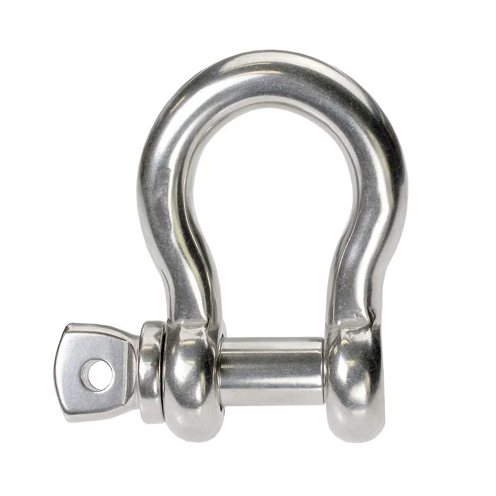 5/16" Stainless Steel Screw Pin Anchor Shackle - 0.75 Tons