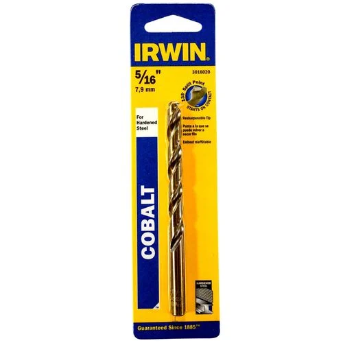 5/16" Titanium Nitride Coated High Speed Steel Drill Bit