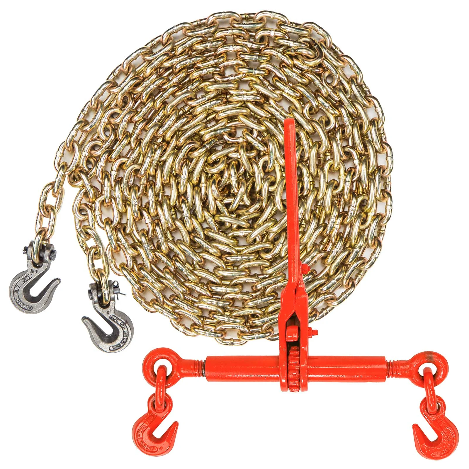 5/16" x 25' CM Grade 70 Transport Chain and Binder Kit | Made in USA