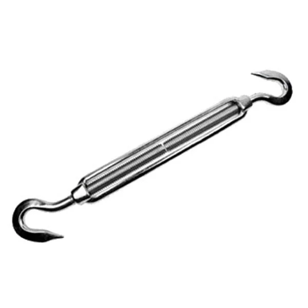 5/16" x 3-7/10" Hook & Hook Stainless Steel Turnbuckle