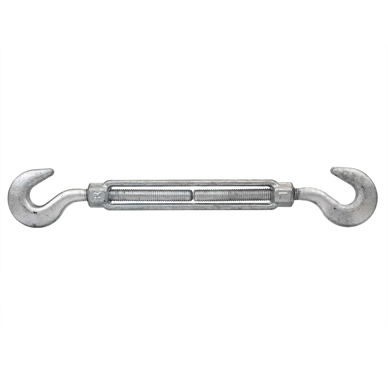 5/16" x 4-1/2" Hook & Hook Galvanized Turnbuckle