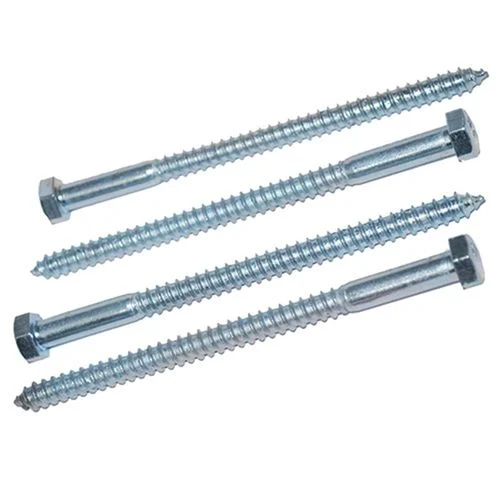 5/16" X 5" Hex Lag Screw Zinc (4/ Bag)