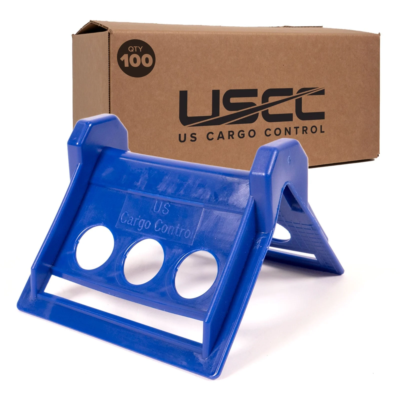 5.31" Plastic Corner Protector - Blue | 100-Pack