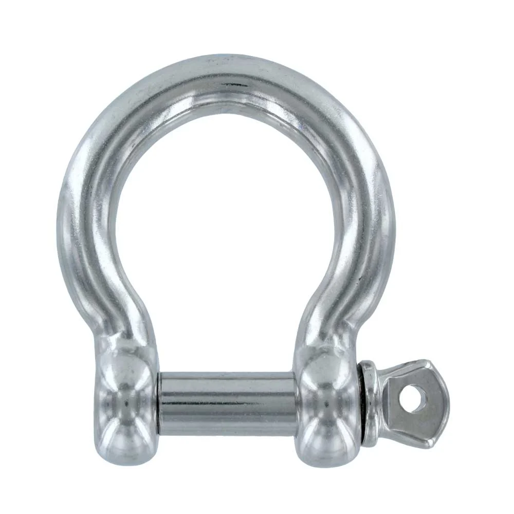 5/8" Screw Pin Bow Shackle Stainless Steel