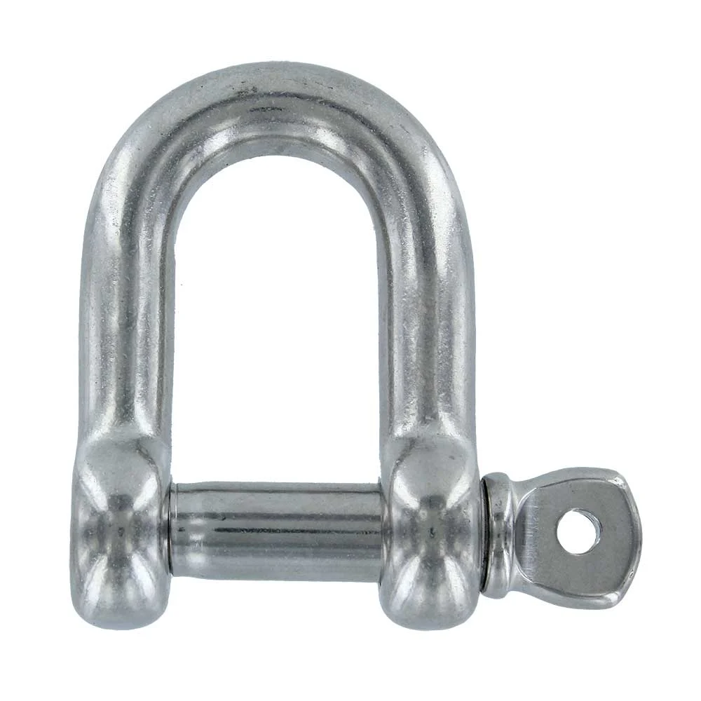 5/8" Screw Pin D Shackle Stainless Steel