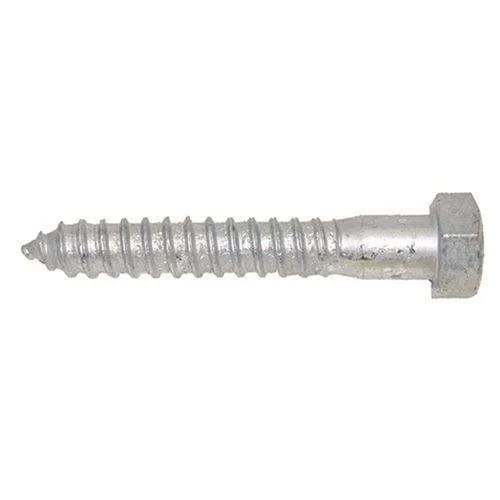 5/8" X 4" Galvanized Lag Screw Hex Head (Sold By The Pound)