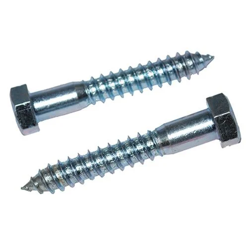 5/8" X 4" Hex Lag Screw Zinc (2/ Bag)