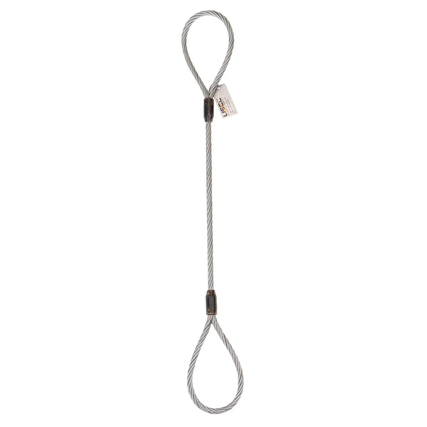 5/8" x 5' Standard Eye Cable Laid Wire Rope Sling | 7x7x7