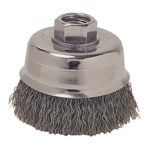 5" Knotted Wire Cup Brush Carbon Steel (5/8 x 11 Arbor)