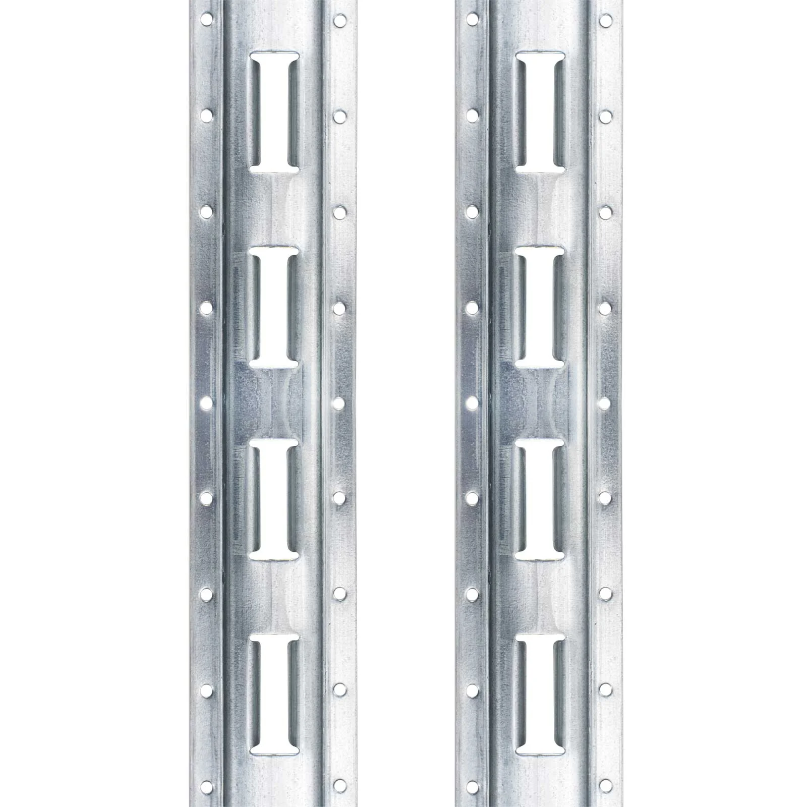 5' Vertical Galvanized E Track | 2-Pack