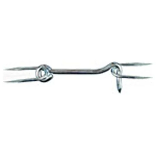 5" Zinc Plated Gate Hook with Staple